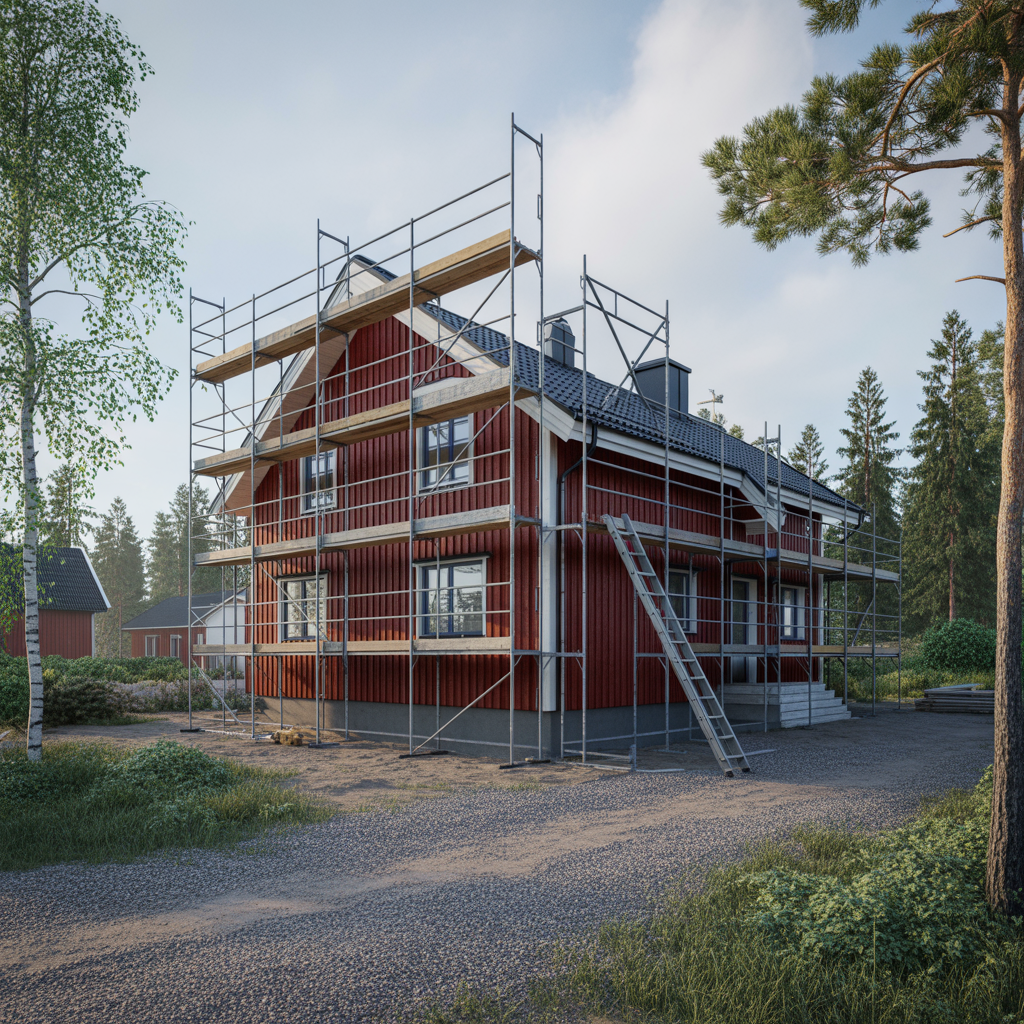 checklista for byggnadsstallning vid villabygge regler och r