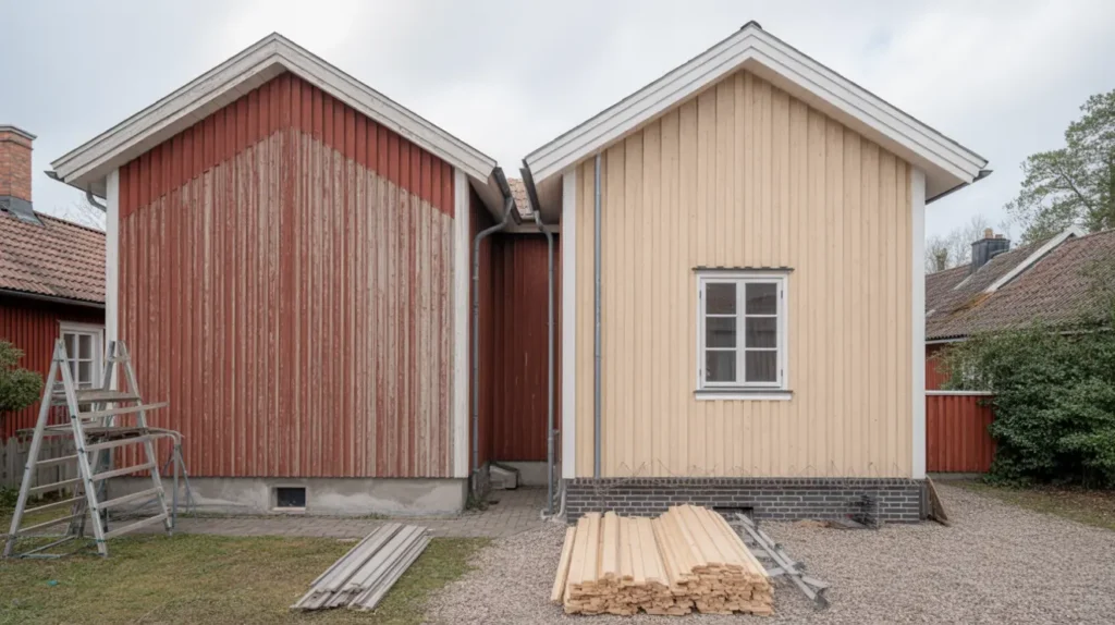 s byter du fasadpanel p villan materialval kostnad per m ventilation och rot avdrag